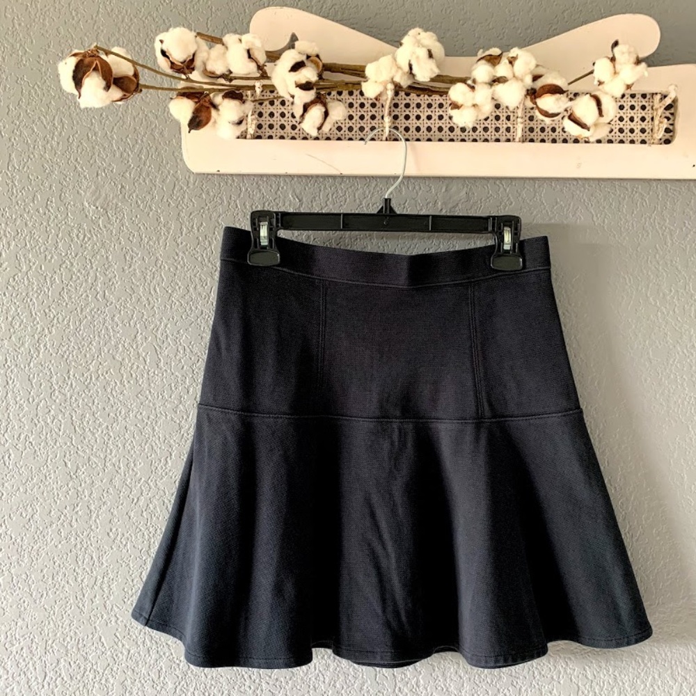 Madewell Black Fit & Flare Mini Skirt Sz 4